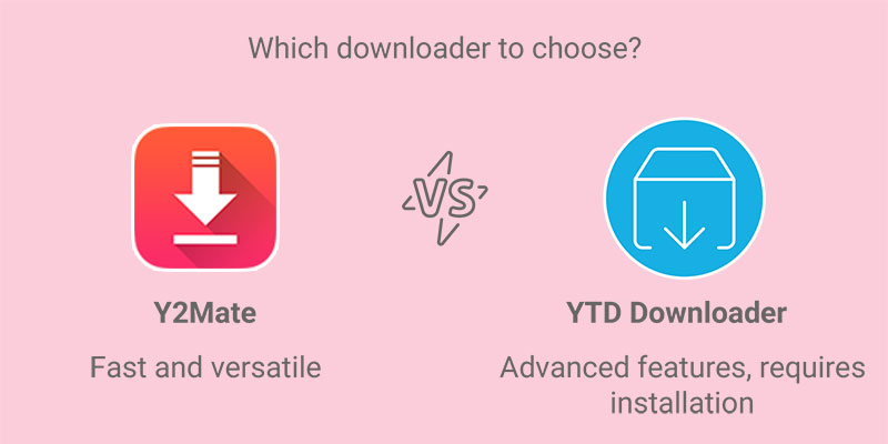 y2mate vs ytd download